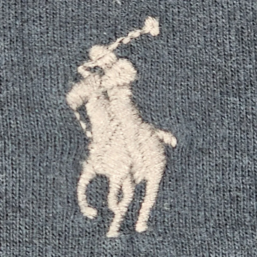 Polo Ralph Lauren Sweater Mens 2XLT Tall Navy Lightweight Quarter Zip Pullover